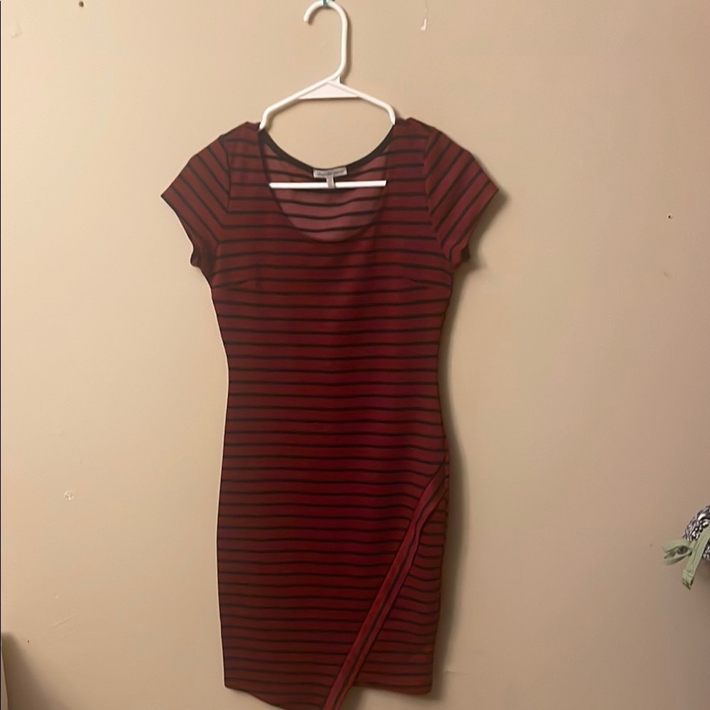 Charlotte Russe Red Asymmetrical Wrap Mini Dress (Bin U)​ 5/$50​